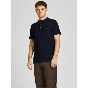Polo Slim Fit Polo Manches courtes Bleu Marine en coton Rex | 3 Suisses