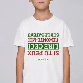 T-shirt enfant Remonte moi sur le bateau